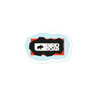 Sticker with blob art