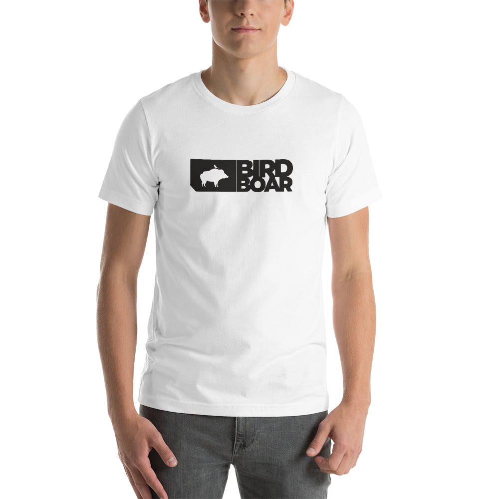 Premium t-shirt with black logo