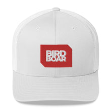 Load image into Gallery viewer, Trucker cap with red logo
