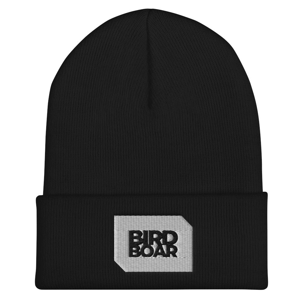 Beanie with white wordmark