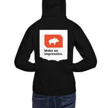 Load image into Gallery viewer, Hoodie with tagline art
