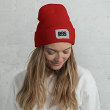 Load image into Gallery viewer, Beanie with white wordmark
